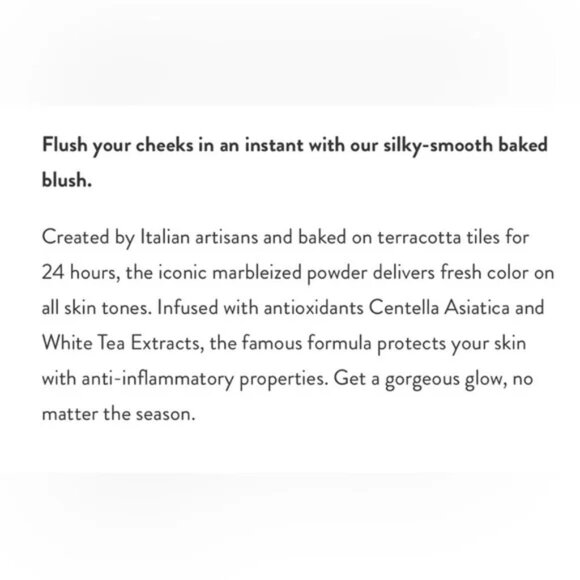 LAURA GELLAR Baked Blush-N-Brighten Marbleized Blush Starfish Island NEW - Picture 5 of 5